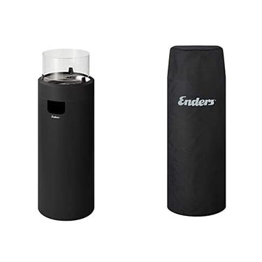 Enders 5601 Feuerstelle NOVA LED L, Schwarz + Wetterschutzhülle L, Schwarz im Sale